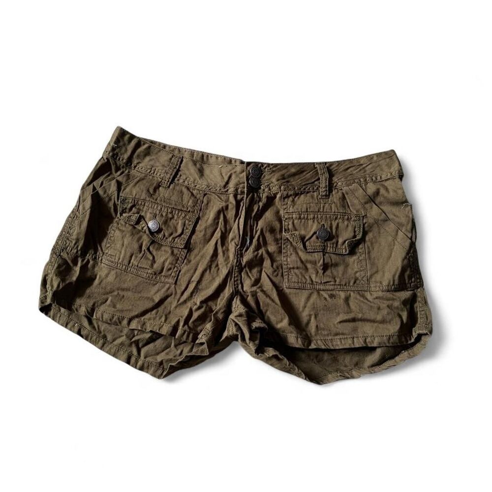 Rue-21 Women's Khaki and Green Shorts